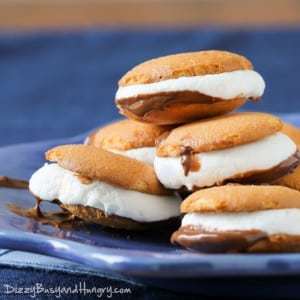 Vanilla Wafer Microwave S'mores