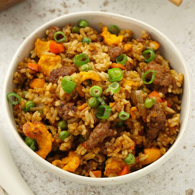 Easy Beef Fried Rice