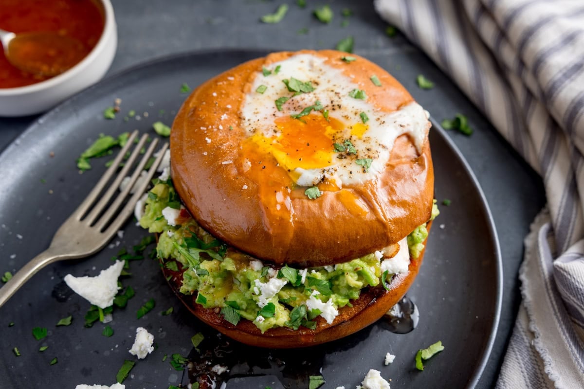 Avocado Egg Bagels