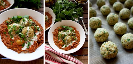 One-Pot Spaghetti and Vegan Meatballs