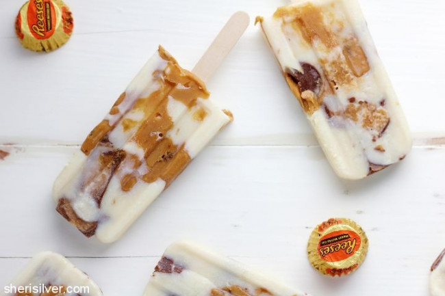 Pop! Goes My Summer: Peanut Butter Cup Popsicles | Donuts, Dresses And Dirt - Living A Well-tended Life... At Any Age