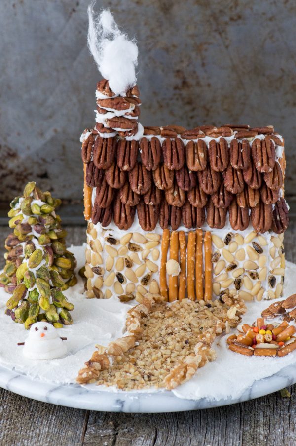 Nutty Gingerbread House