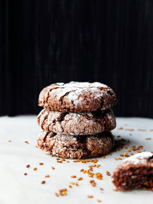 Ghriba - Cocoa Sesame Biscuits