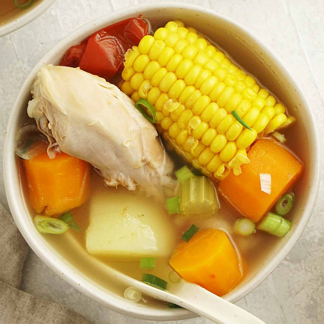 Abc Soup With Vegetables And Chicken