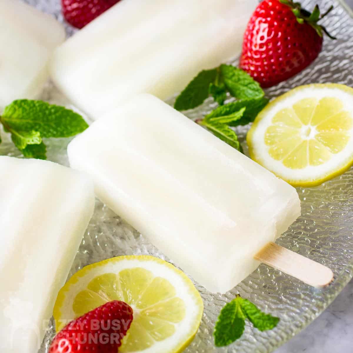 Lemonade Popsicles