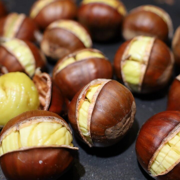 How to cook chestnuts on stove and in oven