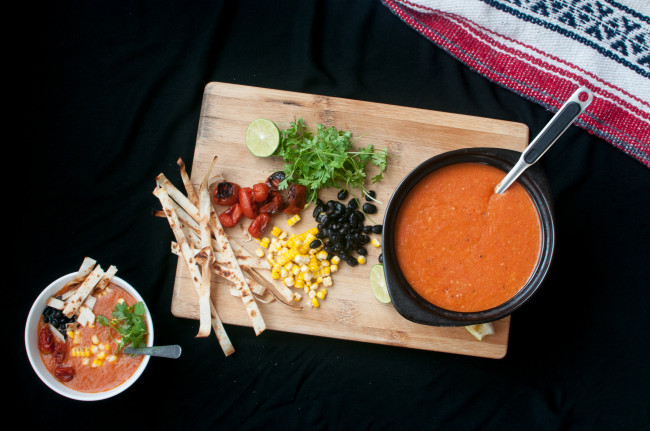 Tortilla tomato soup