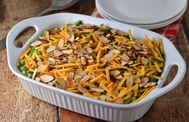 Creamy green bean casserole with Campbell's