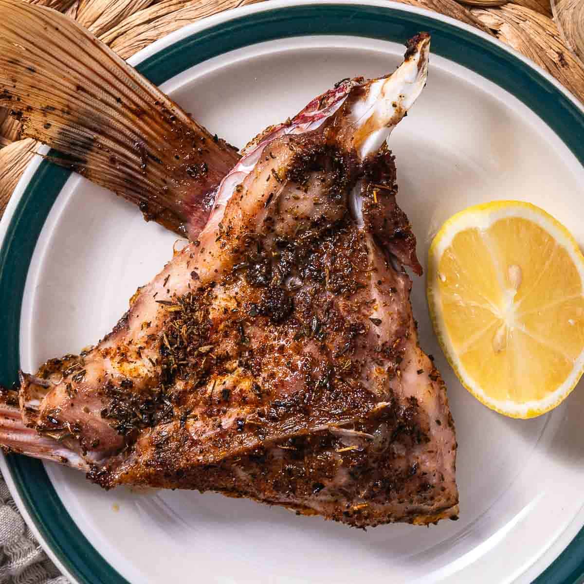 Roasted Red Snapper Collars