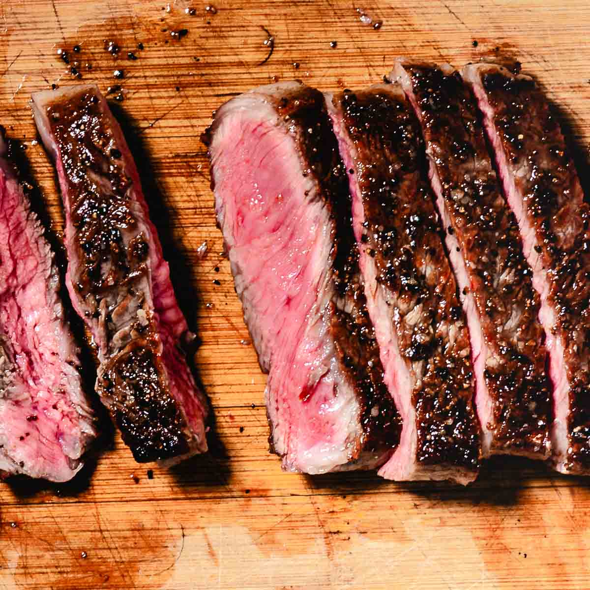 Medium Rare NY Strip Steak