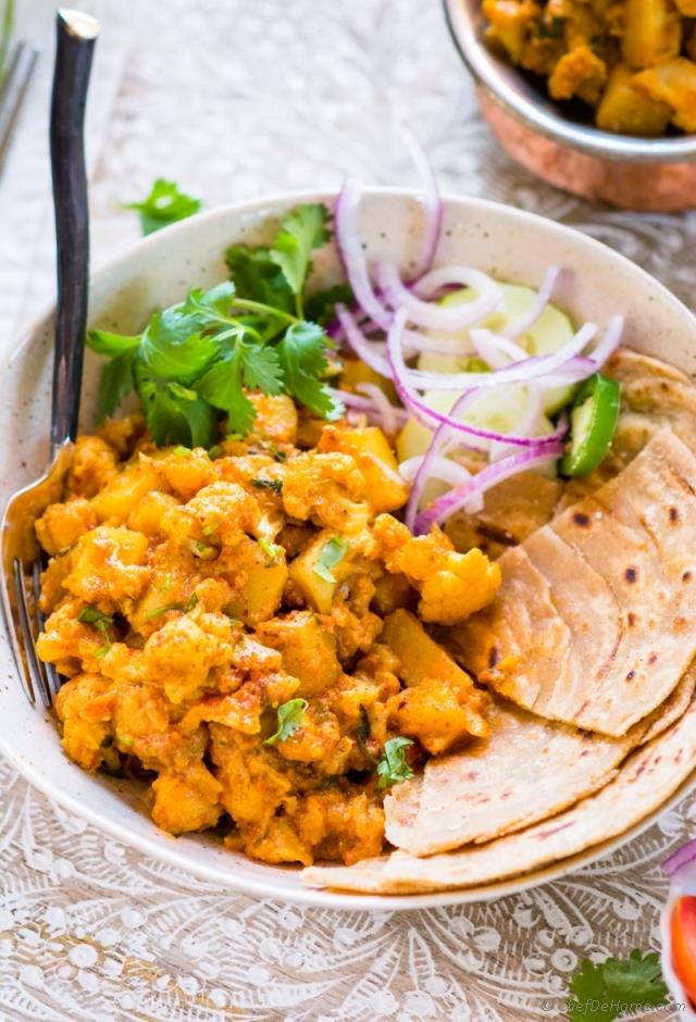 Aloo Gobi - Cauliflower Potato Curry Recipe