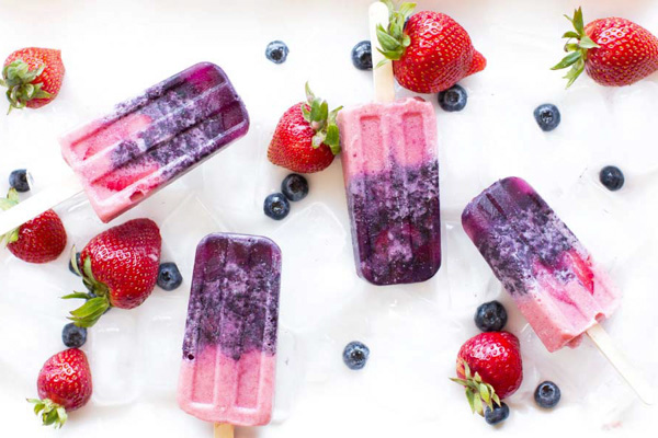 Protein Popsicle Recipe | Berry + Vegan