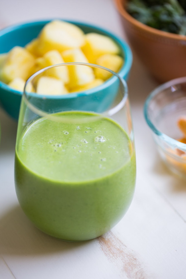 tropical kale smoothie 