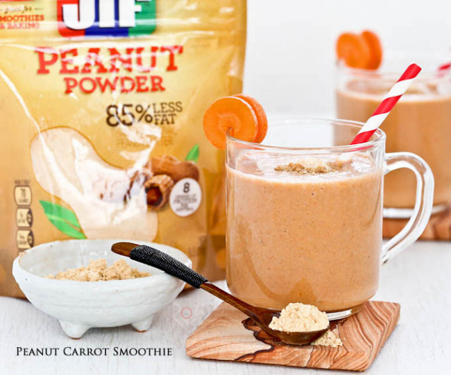 Peanut Carrot Smoothie