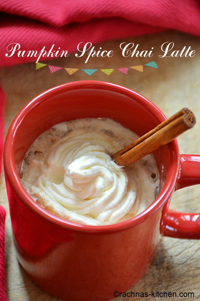 Pumpkin Spice Chai Tea Latte Recipe