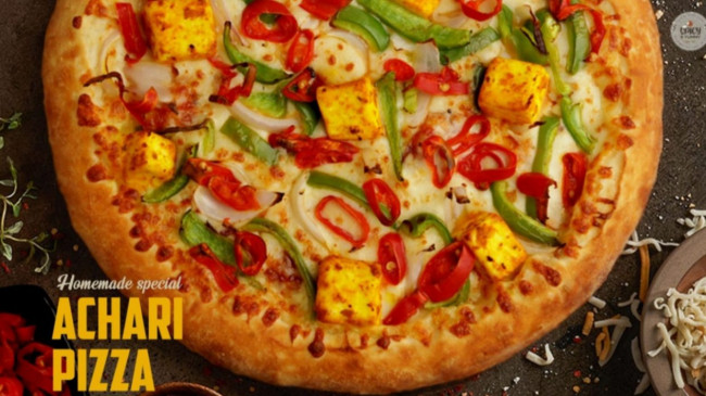 How To Make Homemade Achari Pizza – Desi Pizza