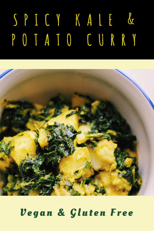 Spicy Kale & Potato Curry (Vegan, Gluten Free)