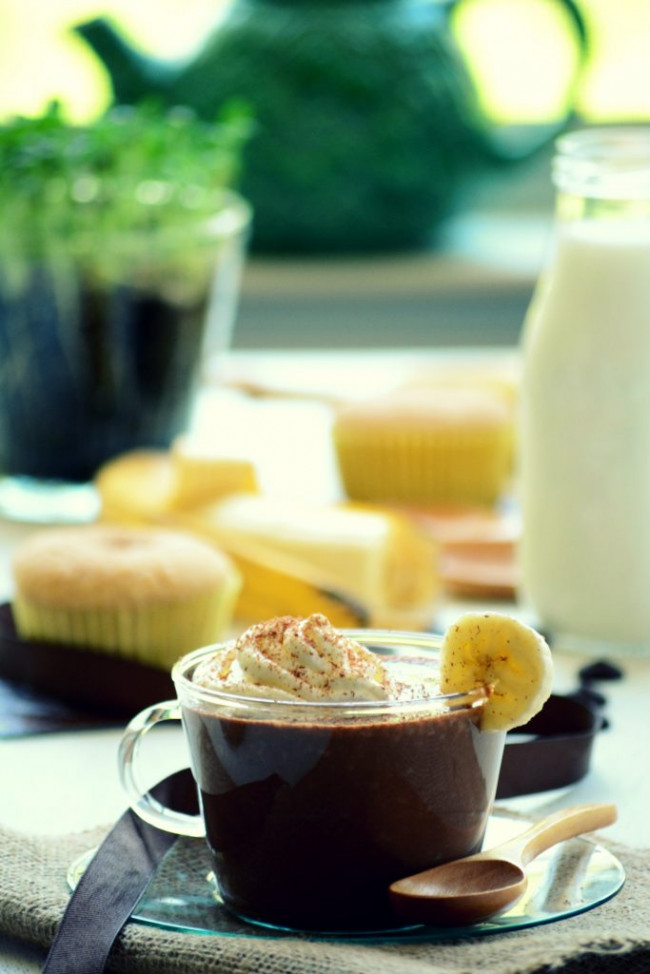 Banana Split Hot Chocolate