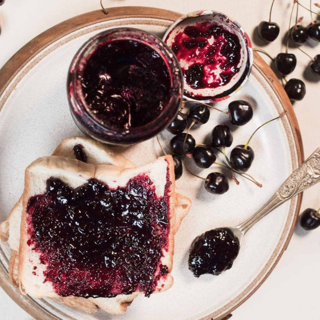 cherry preserves recipe (jam without pectin)
