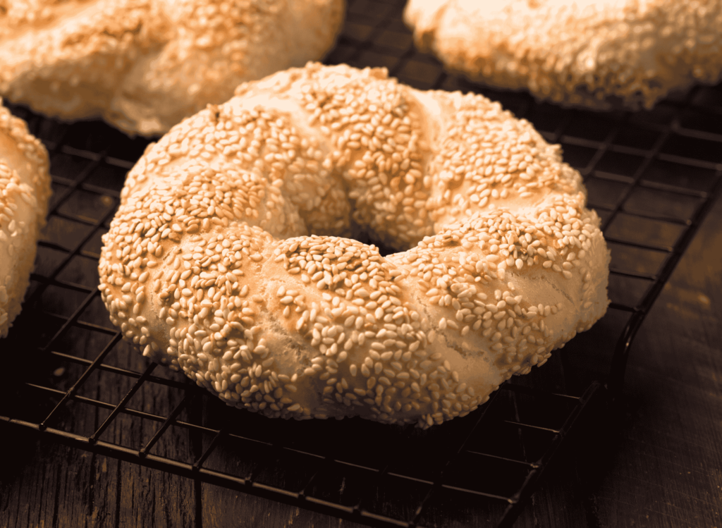 Greek Koulouri (Sesame Bread Rings)