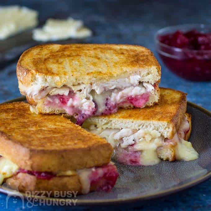 Turkey and Brie Grilled Cheese