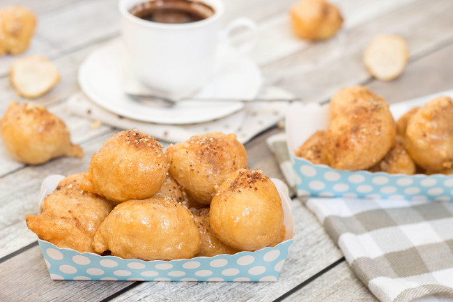 Loukoumades - Greek Honey Balls - aka Greek Donuts