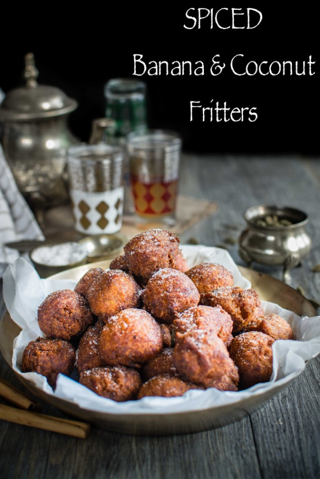 Spiced Banana And Coconut Fritters