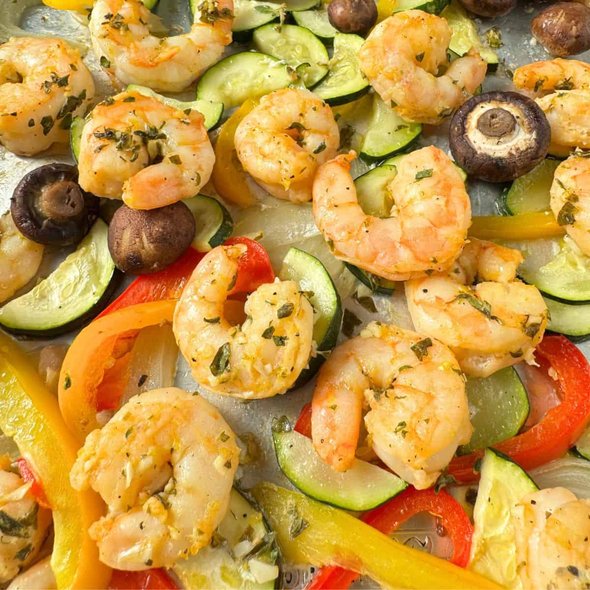 Sheet Pan Shrimp And Veggies