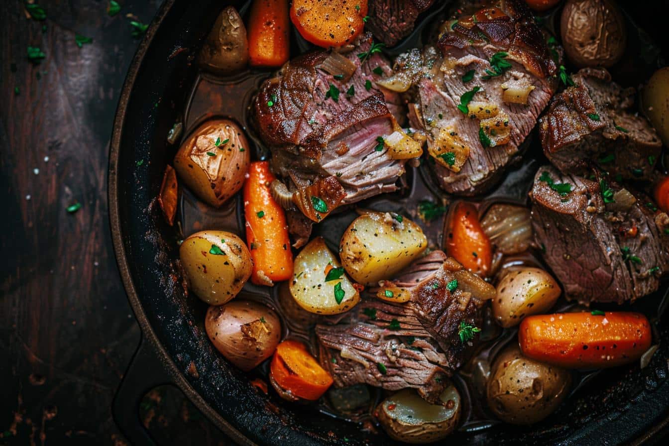 Dutch Oven Venison Roast