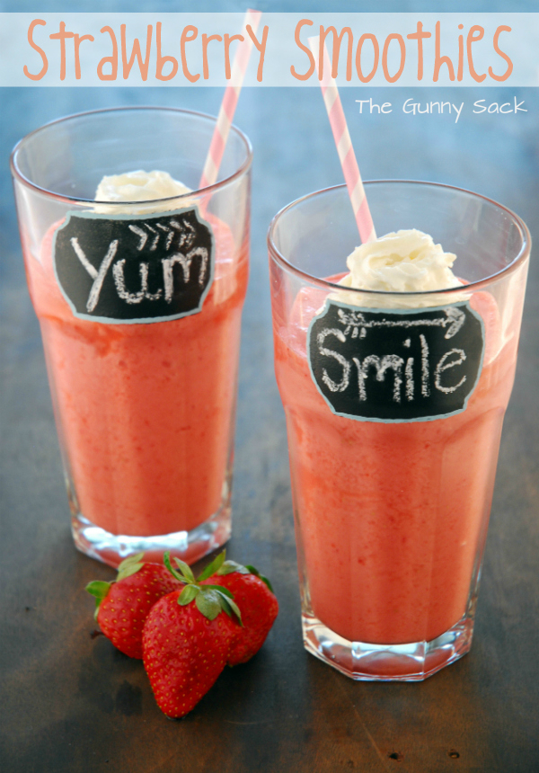 {Easy} Strawberry Smoothies Recipe