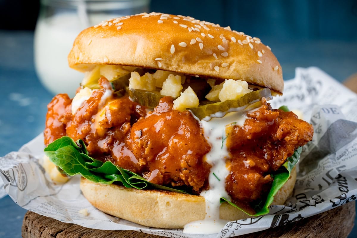 Buffalo Chicken Burger