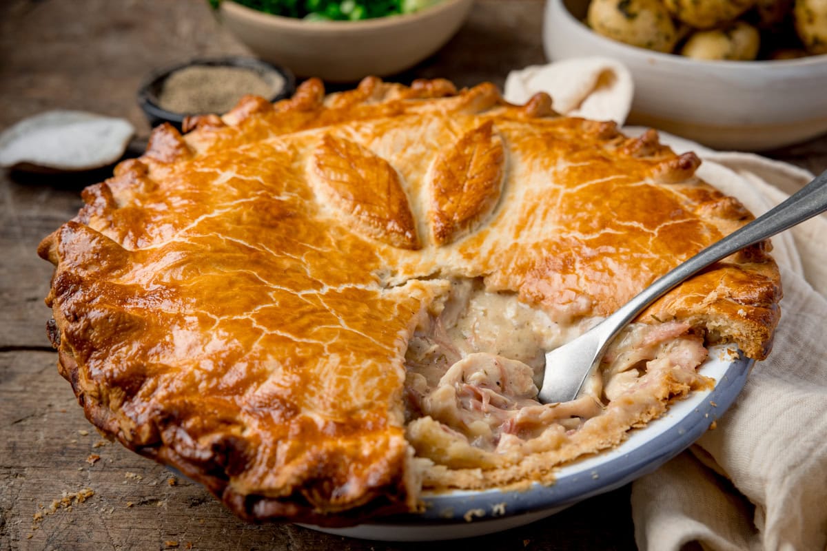 Chicken and Ham Pie