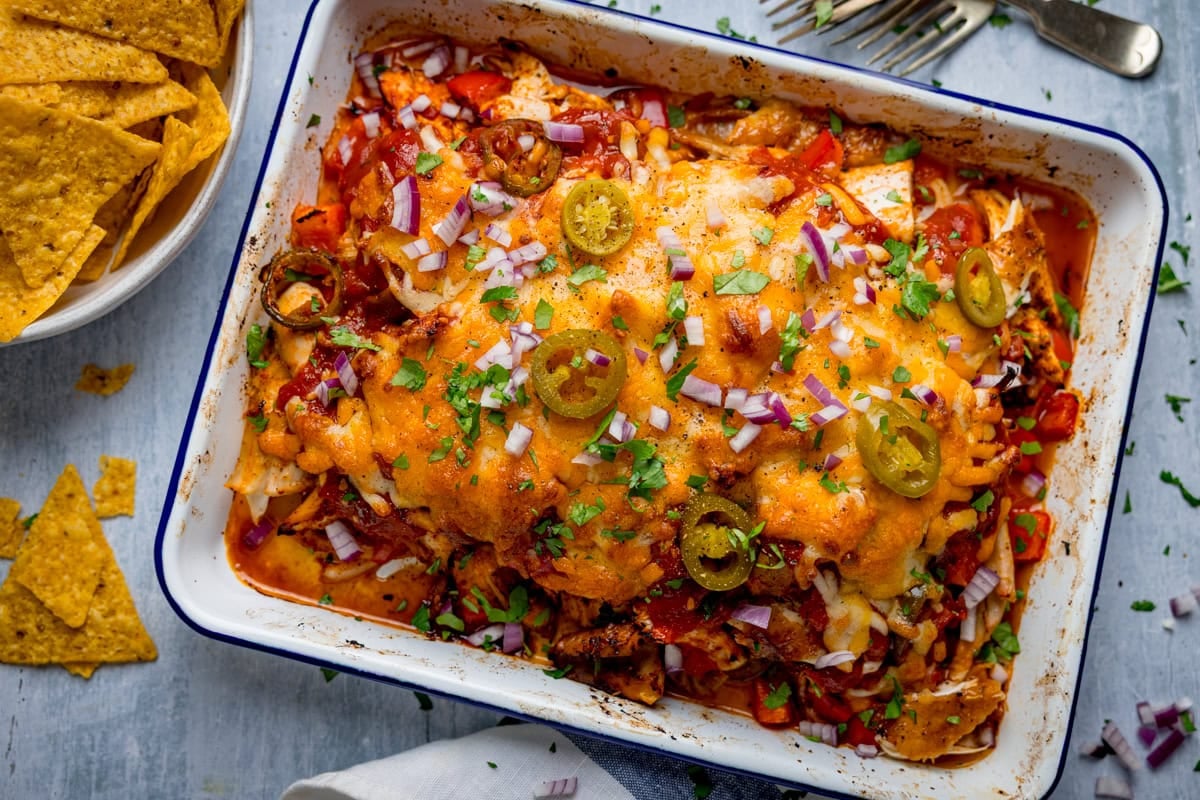 Chicken Salsa Bake