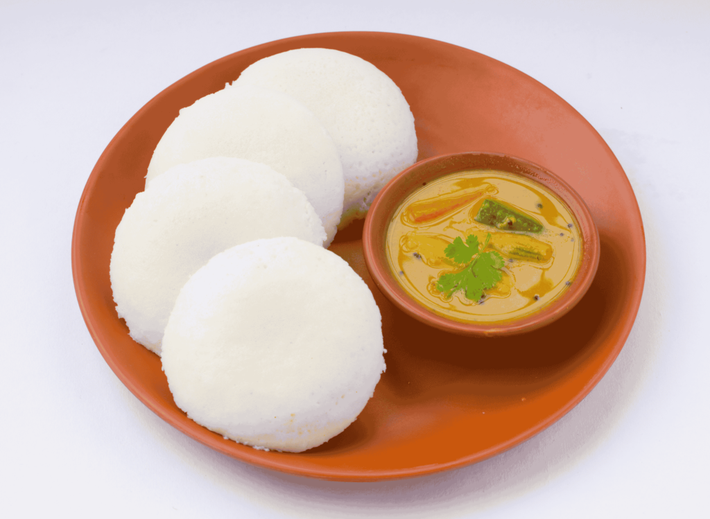 Indian Idli (Steamed Rice Cakes)