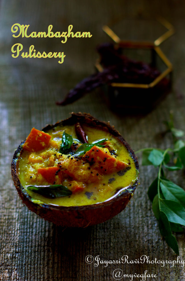 Mambazha pulissery - Sweet Mango curry