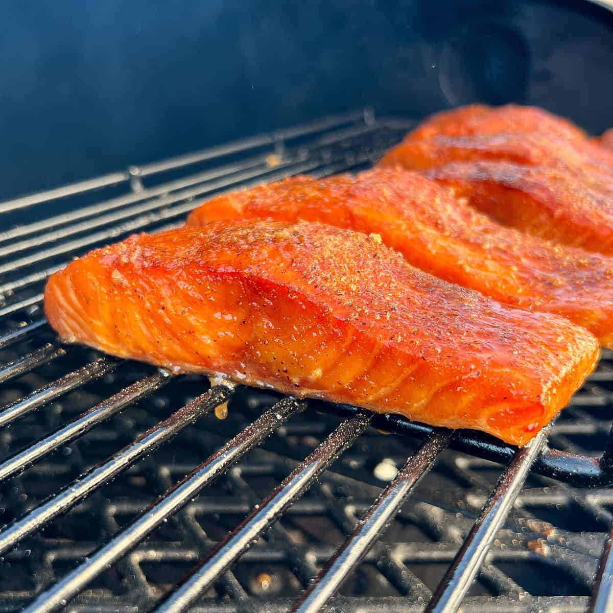 Pit Boss Smoked Salmon with Cajun Honey Glaze
