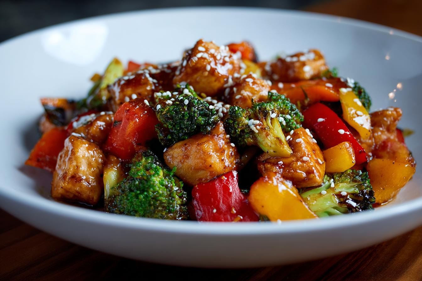 Blackstone Chicken Stir Fry