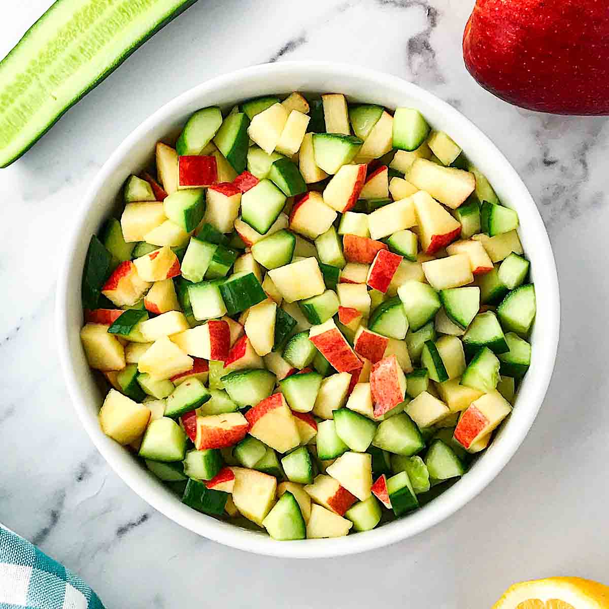 Apple cucumber salad