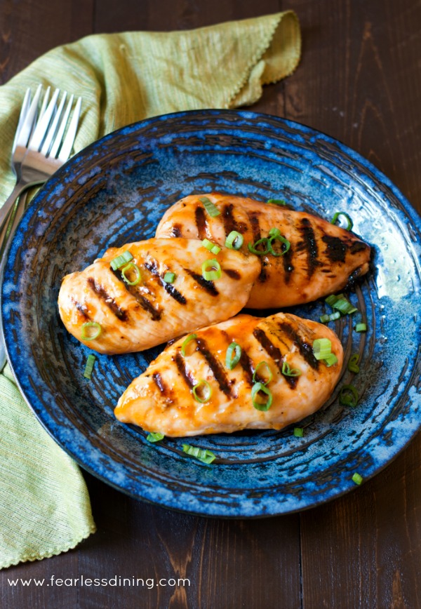 Apricot Bourbon Bbq Grilled Chicken Breasts 