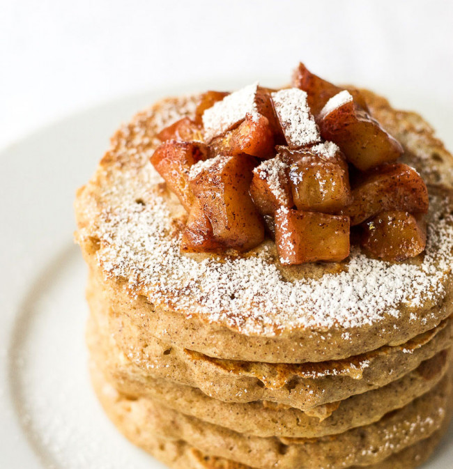 Apple Pie Pancakes-whole Whea