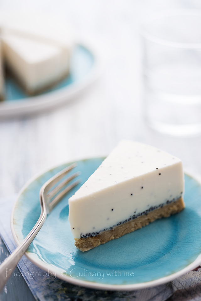 Coconut And Poppy Seed Cheese Cake