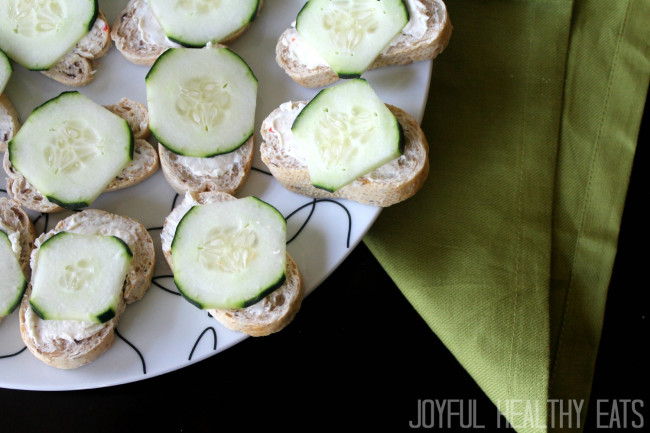 Cucumber Sandwiches - Easy Appetizer