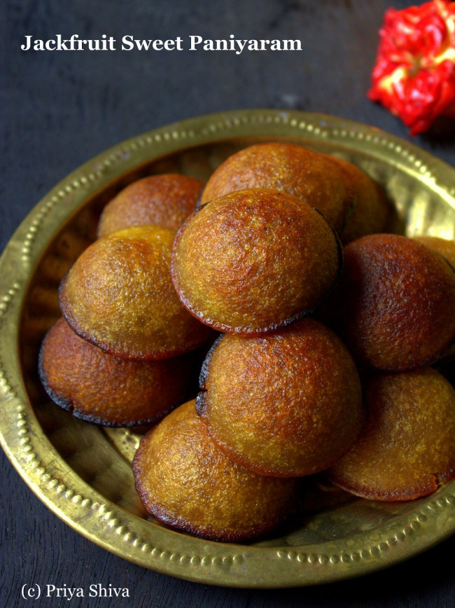 Chakka Nei Appam - Jackfruit Sweet Paniyaram