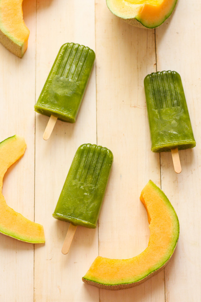 Cantaloupe And Cucumber Pop