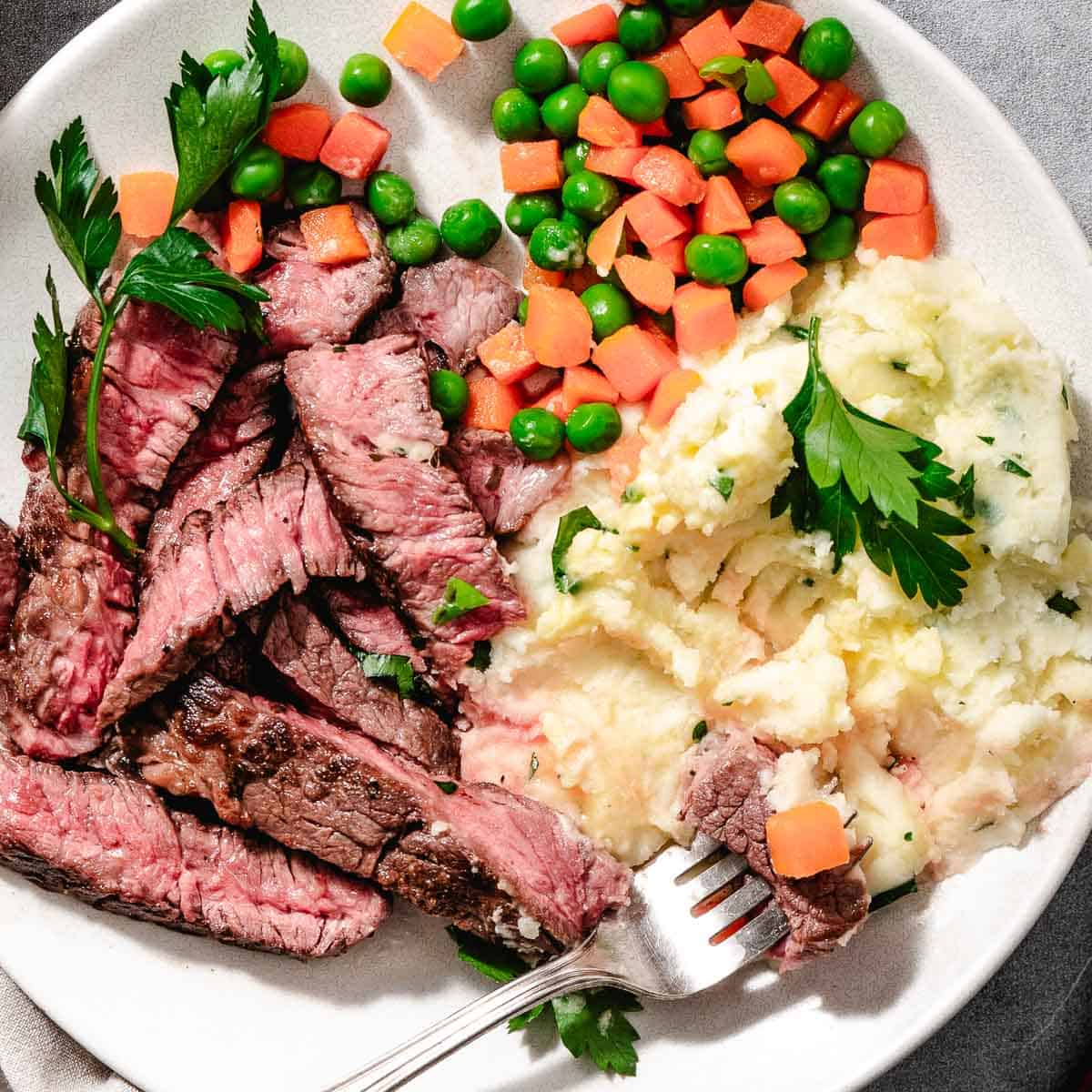 Pan Seared Chuck Steak