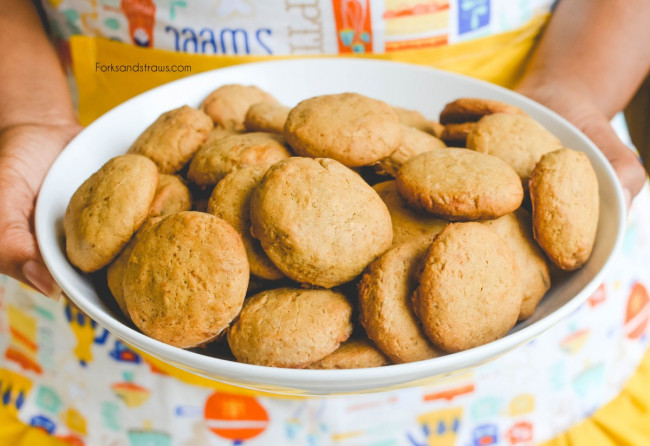 Triple Ginger Shortbread Cookies