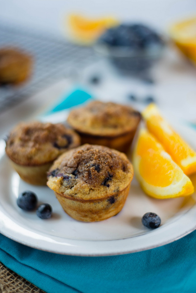 Orange-Scented Blueberry Muffins