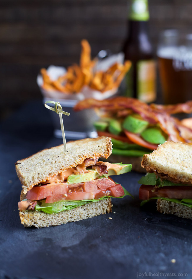 The Ultimate Avocado Blt With Harissa Mayo