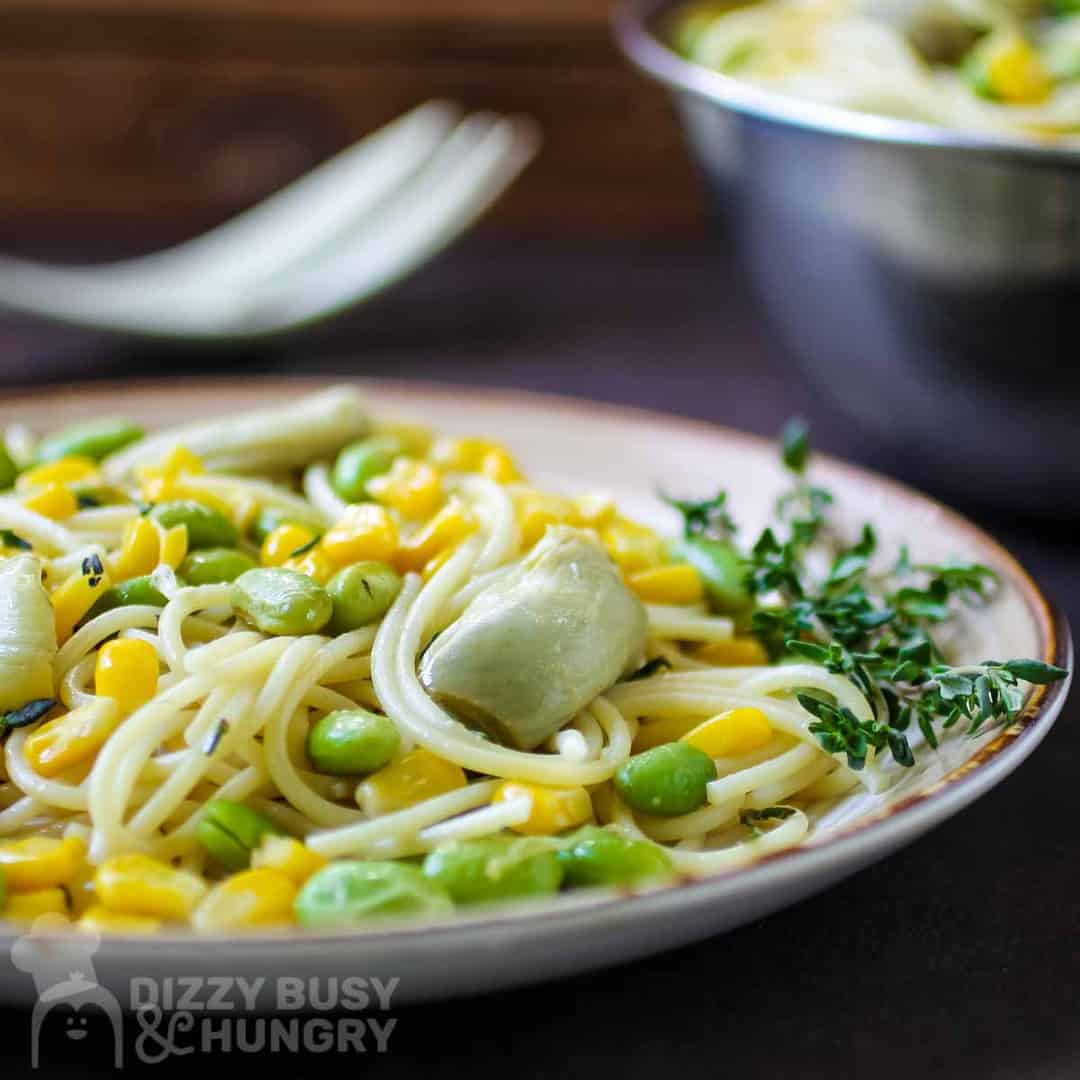 Lemon Artichoke Pasta