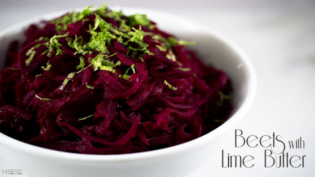 beets with lime butter